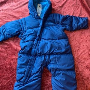 Columbia infant bunting snow suit, size 18 months